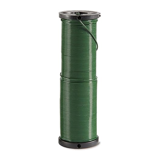 FloraCraft 20 Gauge Floral Wire 0.5 Pound Spool Green by FloraCraft