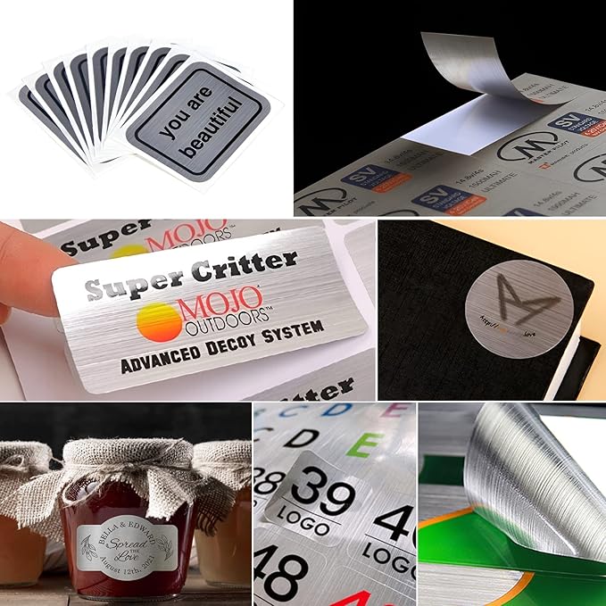Custom Logo Stickers for Business, Personalised Logo Labels, Waterproof - Image 7