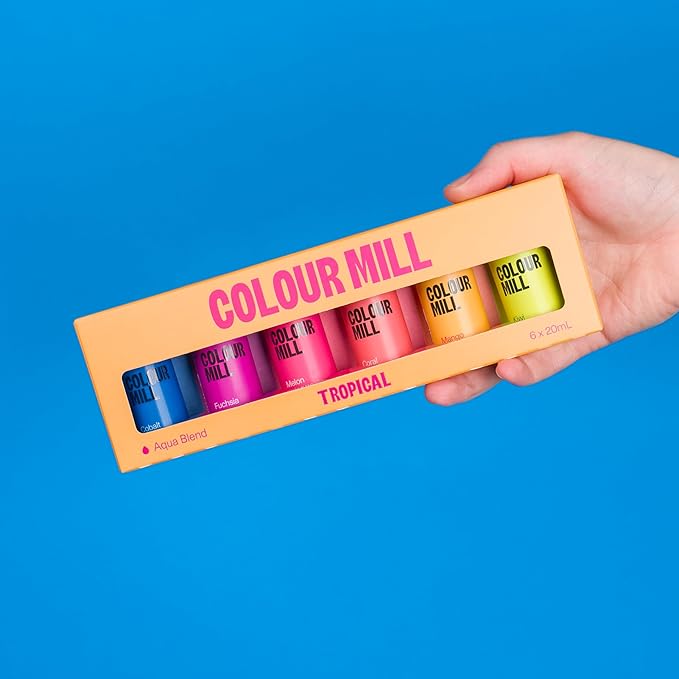 Colour Mill Tropical Pack Aqua Blend Water-Based Food Coloring, 20 Milliliters - Image 2