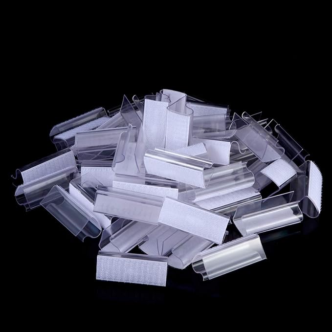 Boao 50 Pieces Table Skirting Clips EC Model Tablecloth Clips - Image 2