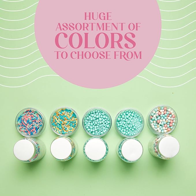 Confect Sprinkles | Under the Ocean Disco Ball Mashup Sprinkles Mix Sea Green - Image 9