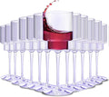 Plastic Goblets Wine Glasses - 12Oz Acrylic Wine Glasses Origami Unbreakable by Lueumxc
