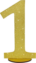 TONIFUL 11.8 Inch Gold Glitter Numbers Table Centerpieces 0-9 Birthday Party by TONIFUL
