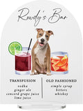 Pet Signature Drink Wedding Signs by Elation+Factory+Co.
