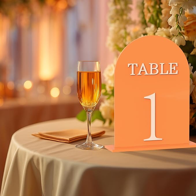 Arch Wedding Table Numbers 1-20 - Image 5