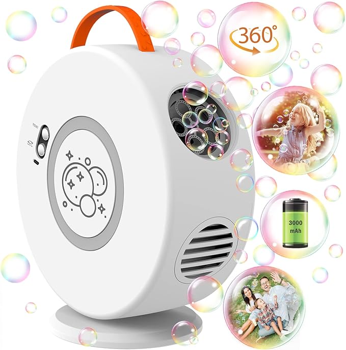 Bubble Machine Automatic Bubble Blower by Weilim