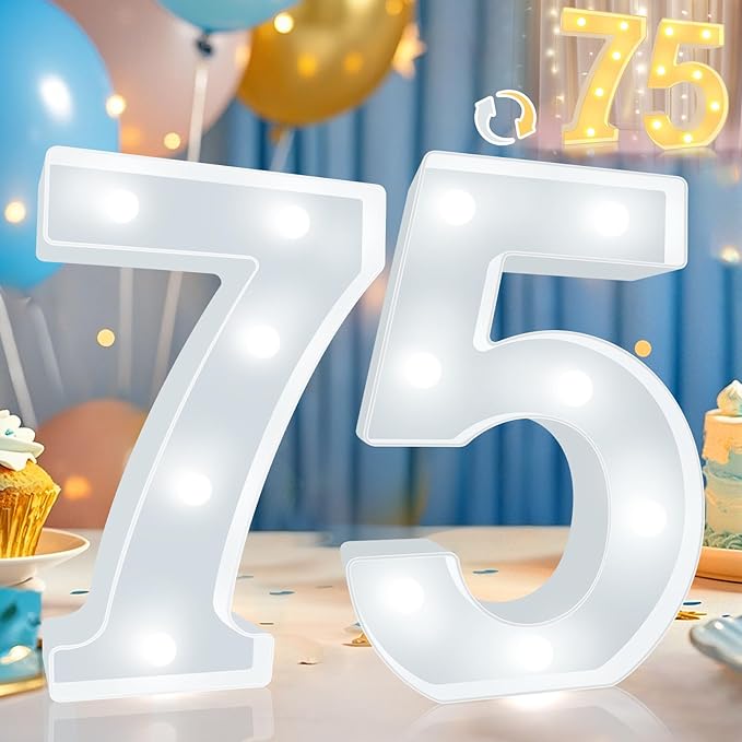 Pooqla 75th Birthday Decoration by Pooqla