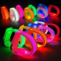 M.best 32pcs LED Light Up Bracelets Glow Flashing Wristbands Glow in The Dark by Mbest
