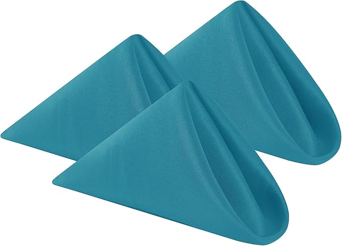 Cloth Napkins 20x20 inch Washable Polyester Dinner Napkins Soft Table Napkins by Cupuamon