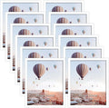 CRUGLA 8x10 White Magnetic Picture Frames by CRUGLA
