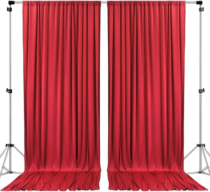 AK TRADING CO. 10 feet x 10 feet Polyester Backdrop Drapes Curtains Panels by Fabrics%7CEventDecor%7CCrafts%7CUpholsteryFoam