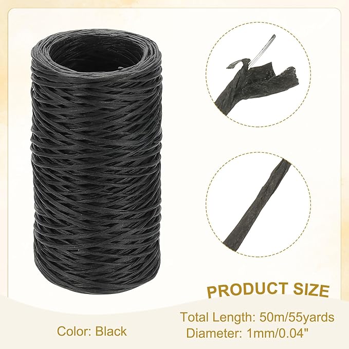 uxcell 164 Feet Floral Wire, 1mm Vine Bind Wire - Image 2