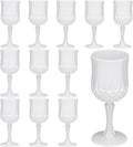 JLYLOL Plastic Vintage Wine Glasses 7OZ Plastic Goblets Vintage Drinking by JLYLOL
