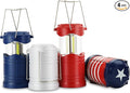 Lichamp LED Camping Lantern, 4 Pack Battery Powered Flashlight by Lichamp