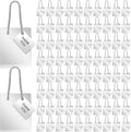 Sherr 100 Pack Mini Gift Bags Bulk, 4 x 2.75 x 4.5 Inches Paper Bags by Sherr