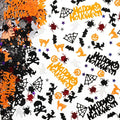 Halloween Party Glitter Pumpkin Spider Web Bat Plastic Foil Metallic Sequin by WHITEEN+POP