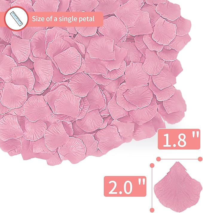 1000 Pcs Artificial Fake Rose Petals, Flower Petals - Image 3