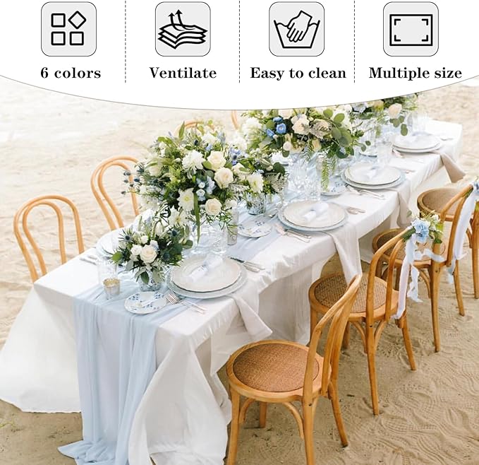 Fitable Navy Rectangle Tablecloths - Image 7