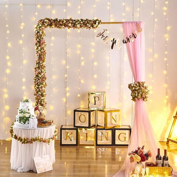 8 Pcs x 8.2 ft Flower Garland Artificial Rose Vine Flowers - Image 4