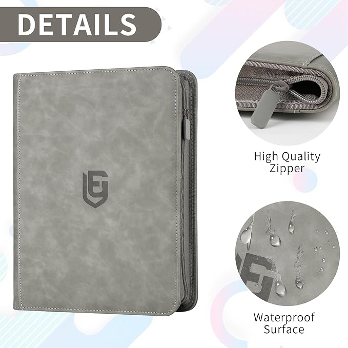 9 Pocket Card Binder, 540 Pocket Trading Card Binders, Loading Pocket - Image 2
