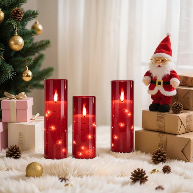 Raycare Flameless Candle with Remote Timer – 9 Flickering Acrylic Battery - Image 4