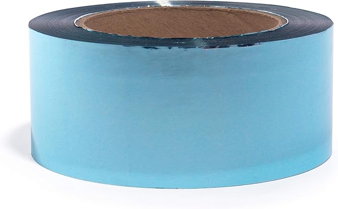 TCDesignerProducts Light Blue Metallic Streamer, 2 Inches x 500 Foot by Unknown