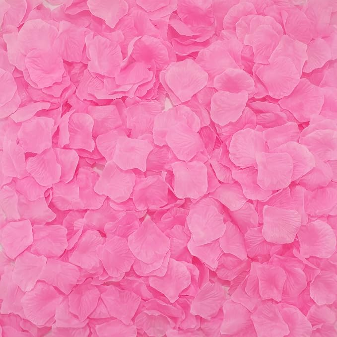 CODE FLORIST 1500 PCS Pink Silk Rose Petals - Image 2