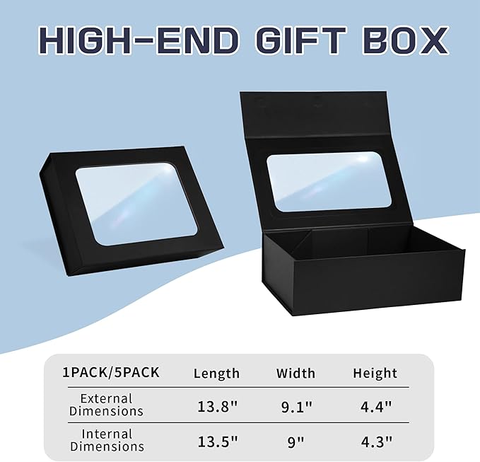 TIACABO Black Large Gift Box - Image 2