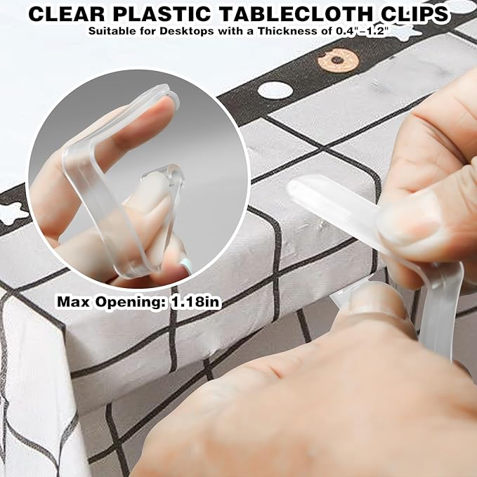 48 Pcs Plastic Table Cloth Holder - Image 2