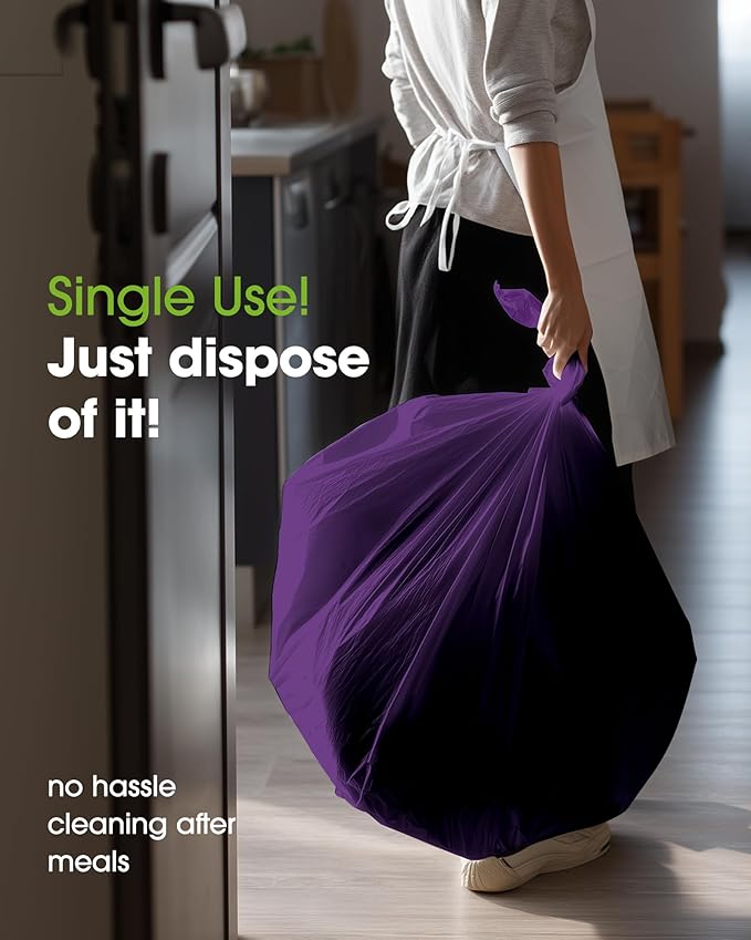 Pureegg Plastic Table Cloth Disposable 10 Pack, 54 x 108 Inch Table Cloths - Image 5