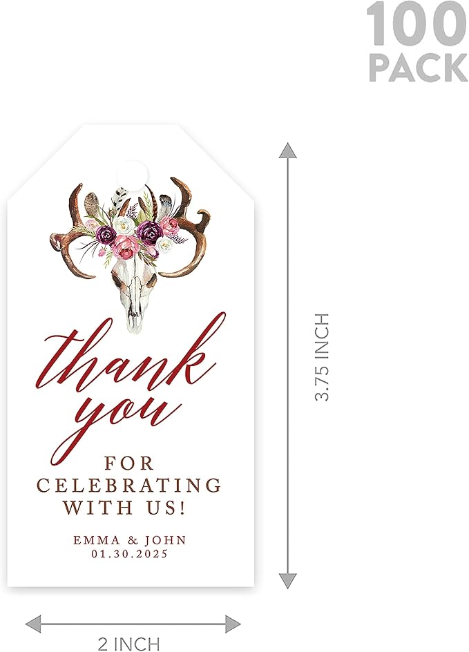 Andaz Press 100-Pack Personalized Thank You - Image 5