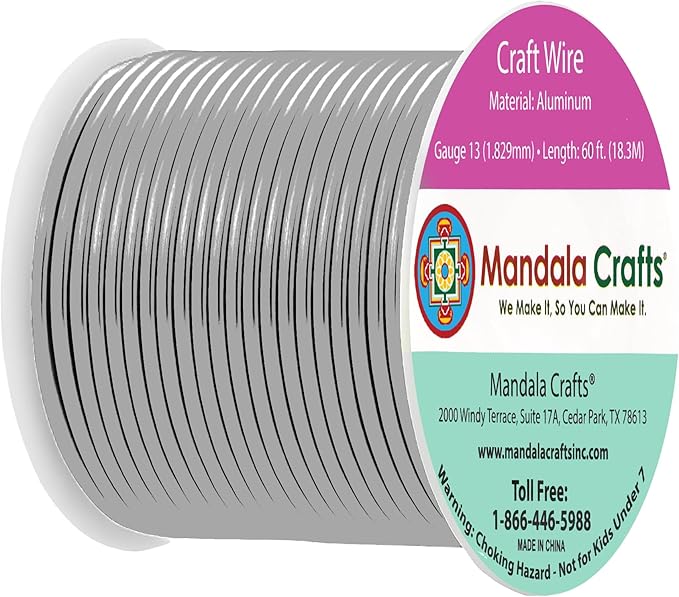 Mandala Crafts 13 Gauge Anodized Aluminum Craft Wire - Image 2