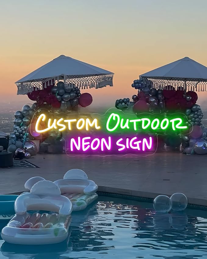 Large Outdoor Waterproof Custom Neon Sign, Personalized Outdoor Led Sign - Image 8