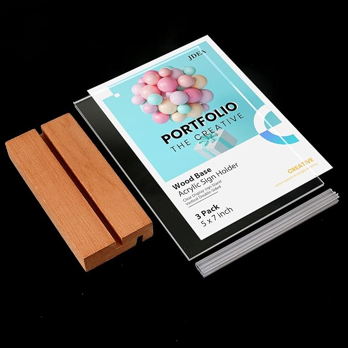 5x7 Inch Acrylic Sign Holder - Image 4
