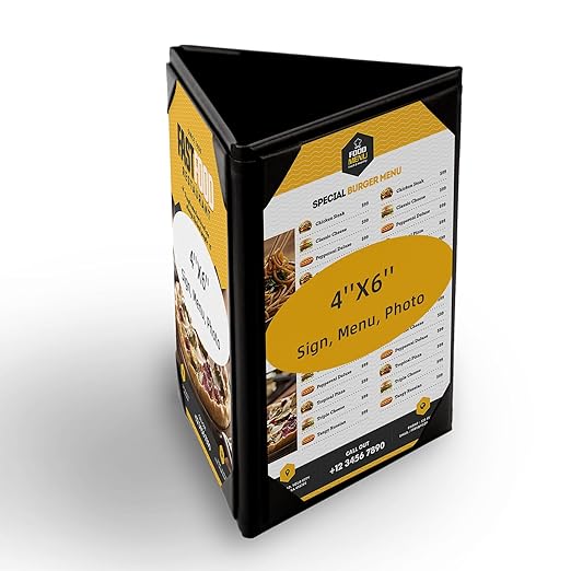 Menu Covers - Set of 10 Double-Sided Table Tent Cards by Unknown