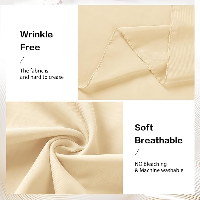 VOK Wedding Arch Draping Fabric Chiffon Fabric, 29in x 18Ft 2 Panels Sheer - Image 4