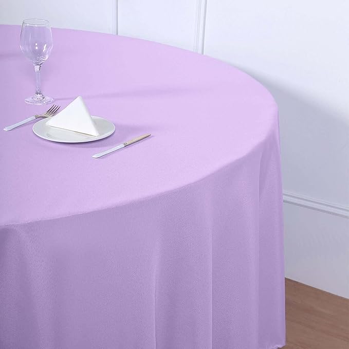 Efavormart Round Tablecloth, 108 Inch Stain & Wrinkle Resistant Washable Table - Image 3