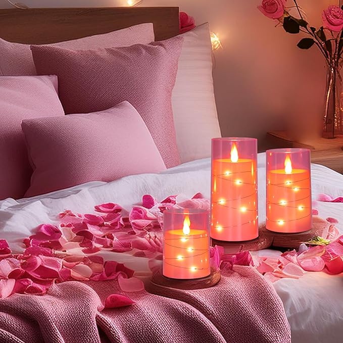 Aignis Flickering Flameless Candles Battery Operated Candles LED Candles - Image 4