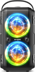 W-KING Party Loudest Portable Bluetooth Speaker Wireless Boom Box, 180W Max Big by W-KING