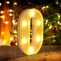Light Up Letters O, LED Sign Marquee Letters 26 Alphabet by funsky