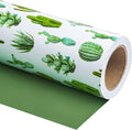 WRAPAHOLIC Reversible Cactus Wrapping Paper by WRAPAHOLIC