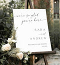 Welcome to Our Wedding Sign by Custom