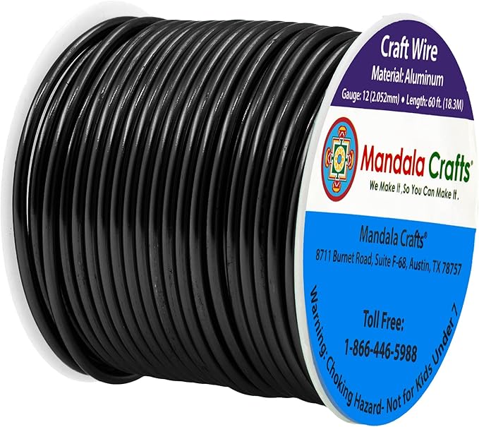 Mandala Crafts 12 Gauge Anodized Aluminum Craft Wire - Image 2