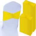 Moukeren 100 Pcs Spandex Chair Sashes Bows Bands Slider Sashes by Moukeren