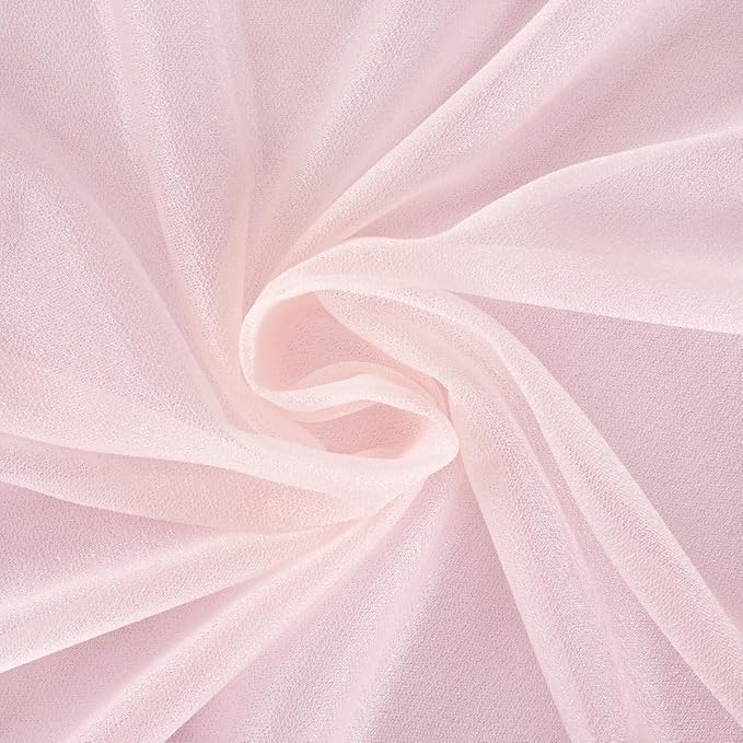 Pink Wedding Arch Draping Fabric 29" x 20 FT Blush Drapes - Image 6
