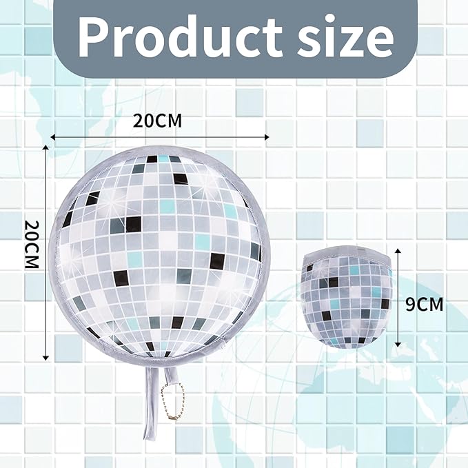 4pcs Disco Round Foldable Hand Fan Japanese Foldable Fan Style Handheld Compact - Image 2