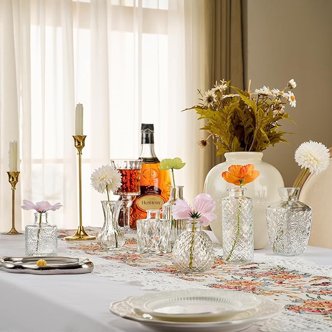 Glass Bud Vase Set of 36 Pcs Small Minimalist Vases - Image 7