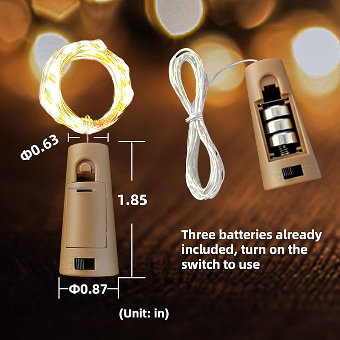 18 Pack Wine Bottle Lights - Image 4