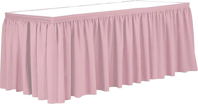 Ultimate Textile Pleat Polyester Fabric Table Skirt by UltimateTextile