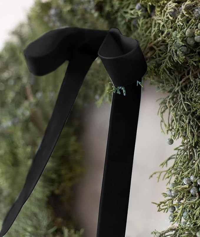 Black Velvet Ribbon 1.5'' 25 Yards - Image 3